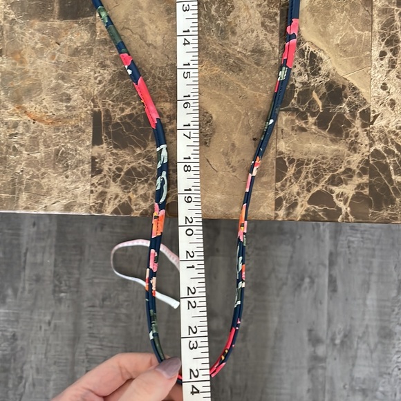 Floral phone case, micro bag, Nanette Lepore, navy, flowers - Picture 7 of 7